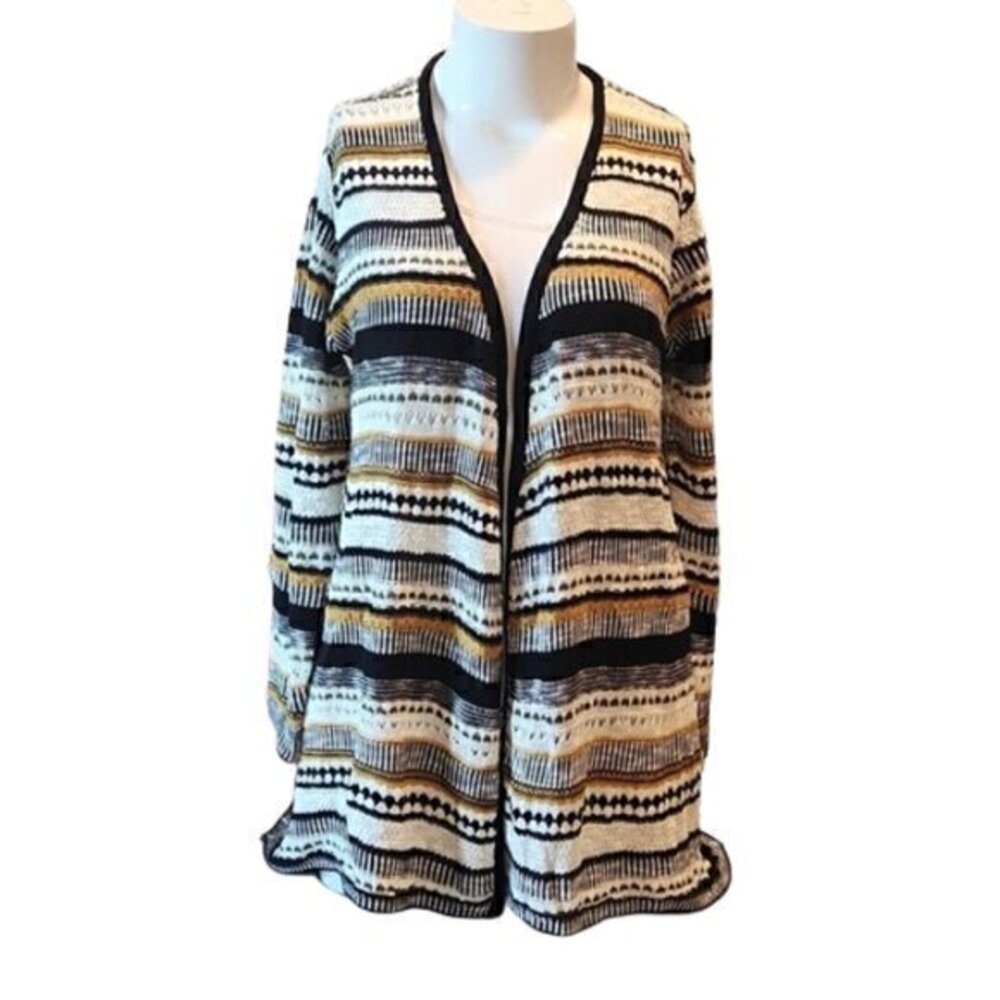 [Almost Famous] Multi Colored Open Cardigan - Size XL
